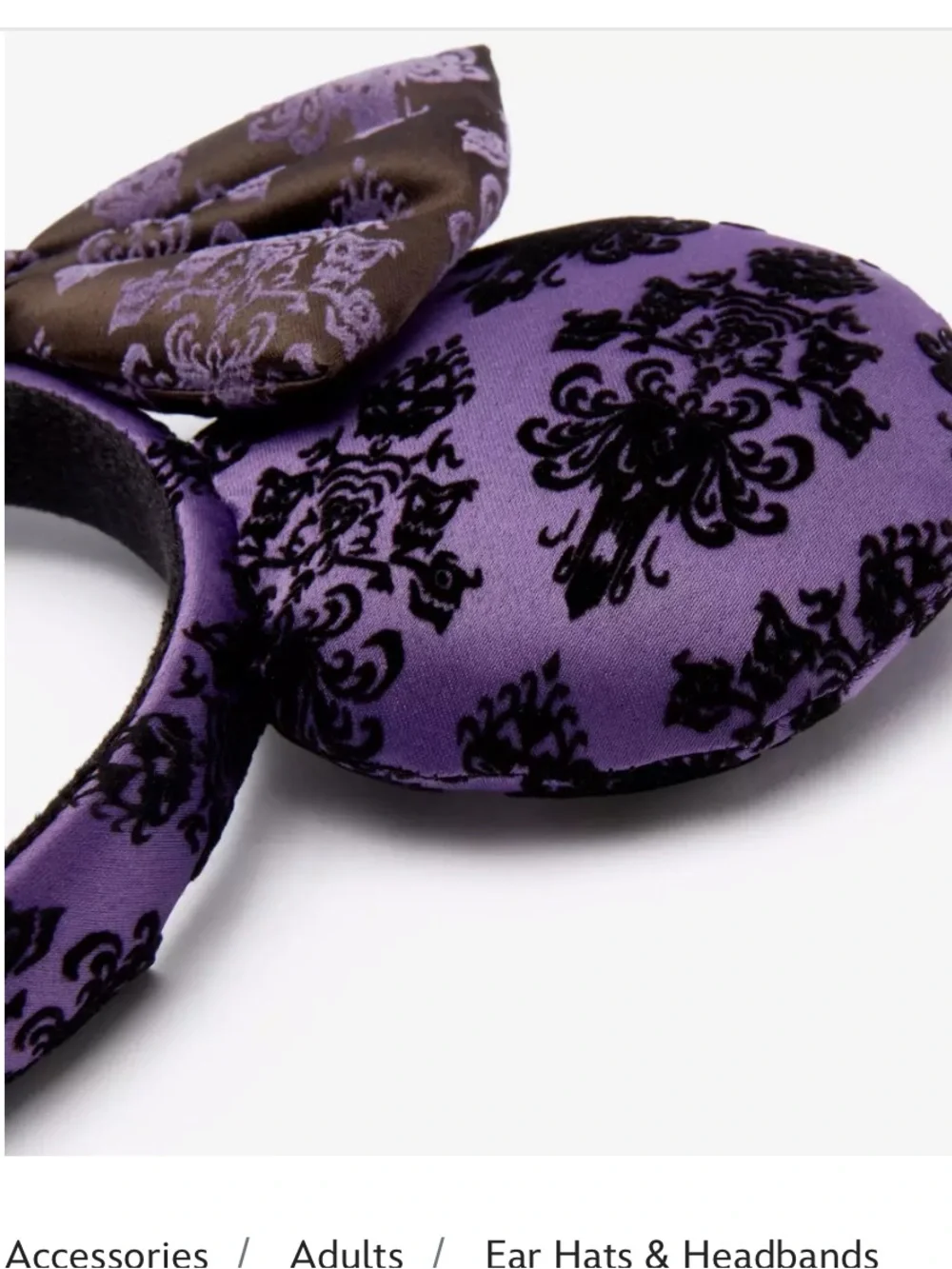 The Haunted Mansion Wallpaper Ear Headband for Adults
